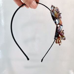 Cara New York Jewel Encrusted Skinny Head Band